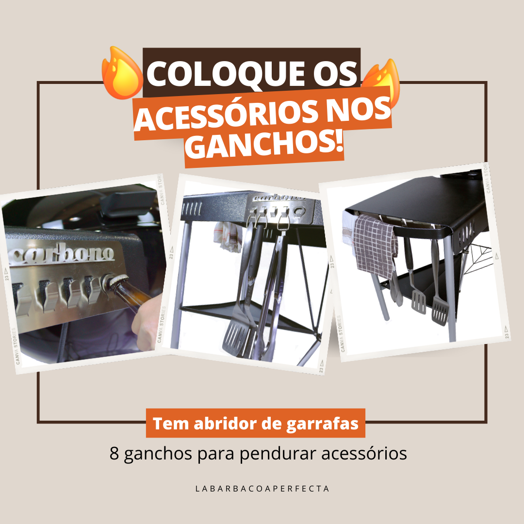 Churrasqueiras a carvão de mesa BBP para churrasco Weber Master Touch and Kettle