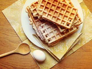 Como fazer waffles no grelhador