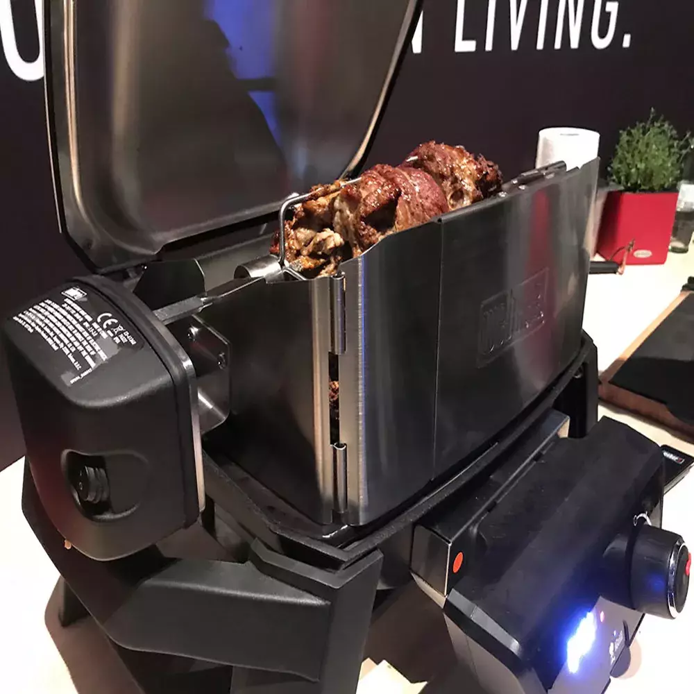asador giratorio weber pulse