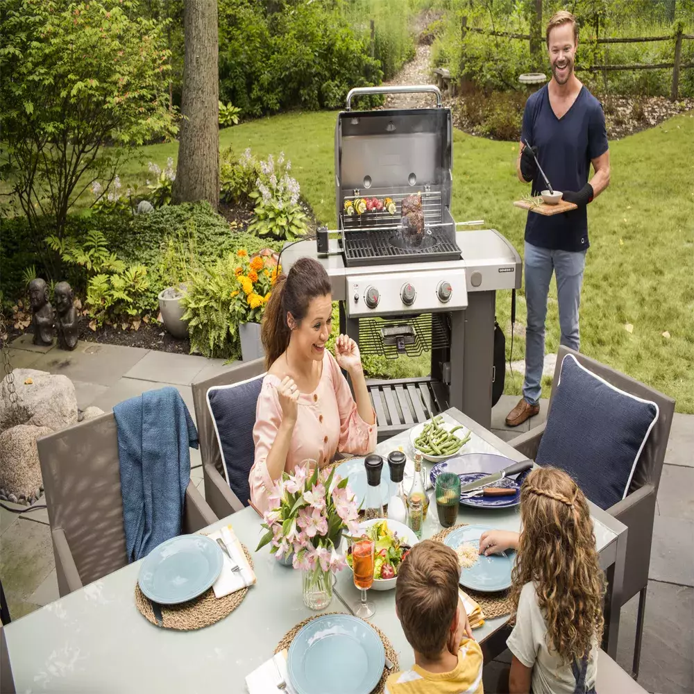 barbacoa weber gas genesis II E-310 gris