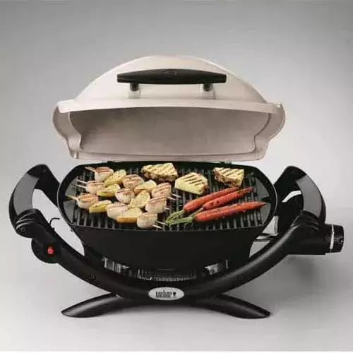 Barcacoa weber gas serie q 1000 dorada