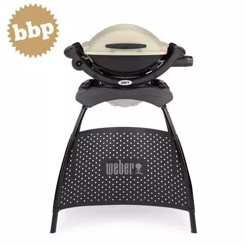 Barcacoa weber gas serie q 1000 dorada
