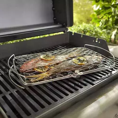 Cesto pequeno de peixe para grelhadores