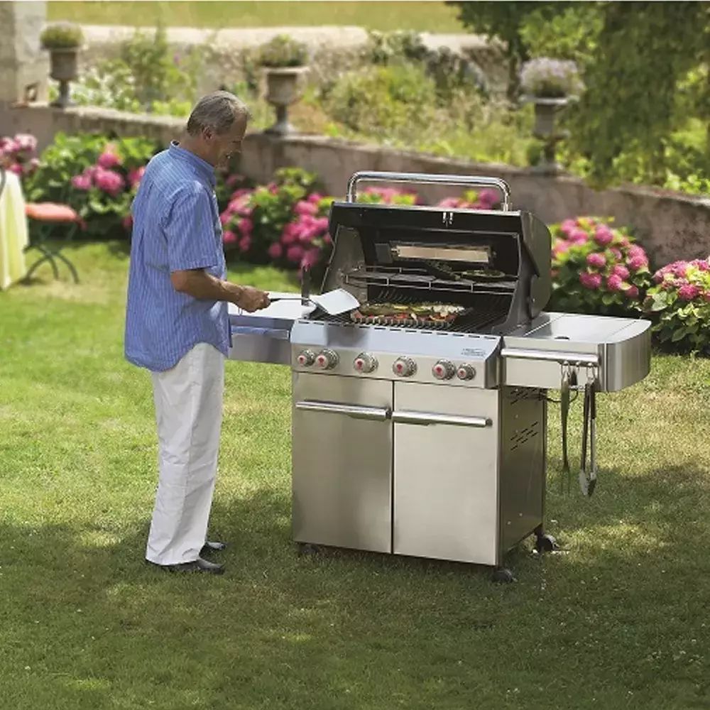 barbecue grelhador a gás weber summit