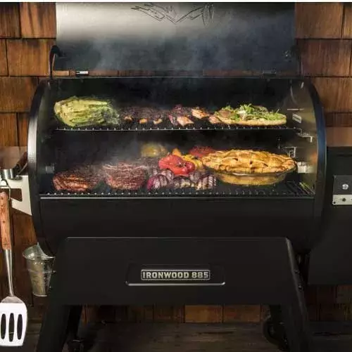 Barbacoa Traeger de pellets Ironwood 885