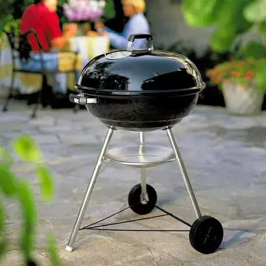 barbecue grelhador a carvão compact kettle 47 cm