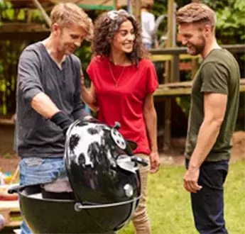 Cepillo de limpieza Metálico grande para barbacoas Weber