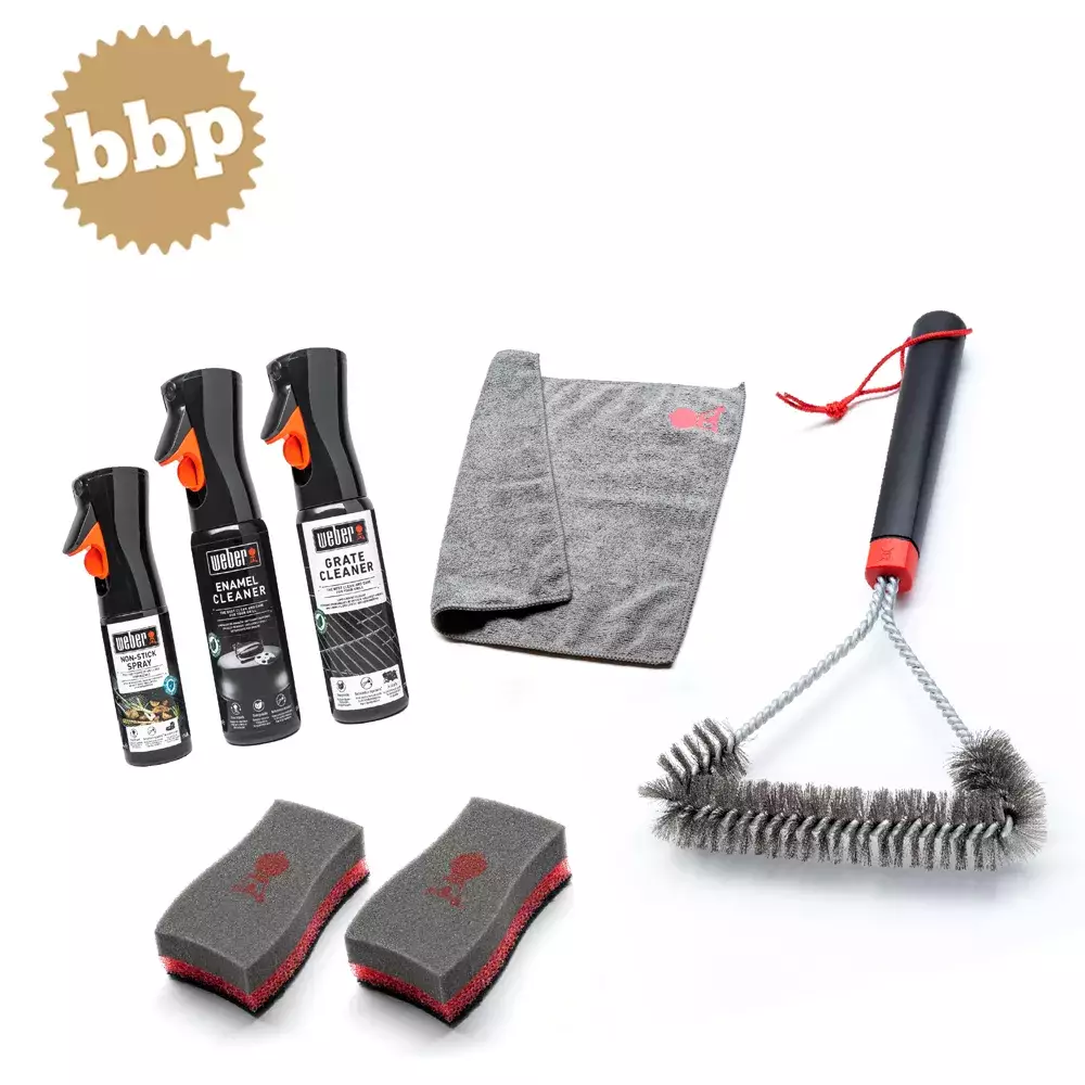 KIT DE LIMPEZA PARA BARBECUES GRELHADORES A CARVÃO
