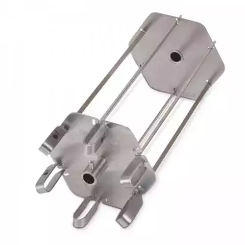 Soporte brochechas para asador de barbacoas